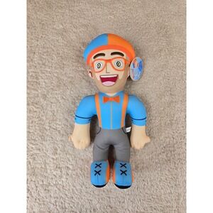Blippi Plush Doll 12 Inch Stuffed Figure Blue Orange Signature Outfit New